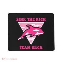Sink The Rich Tea Orca Whale Apparel Mousepad thumb 0
