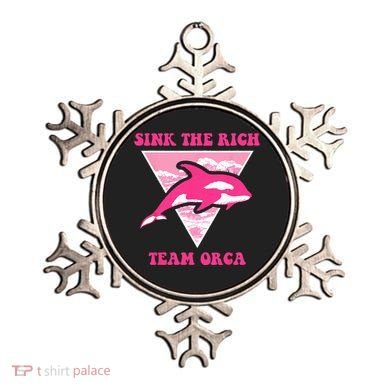 Sink The Rich Tea Orca Whale Apparel Ornament