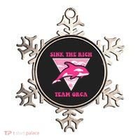 Sink The Rich Tea Orca Whale Apparel Ornament thumb 0