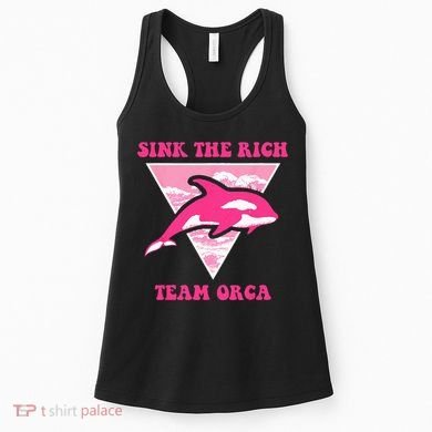 Sink The Rich Tea Orca Whale Apparel Women's Tank Top