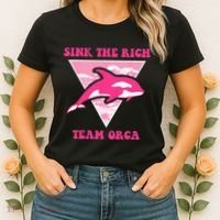 Sink The Rich Tea Orca Whale Apparel Women's T-Shirt thumb 2