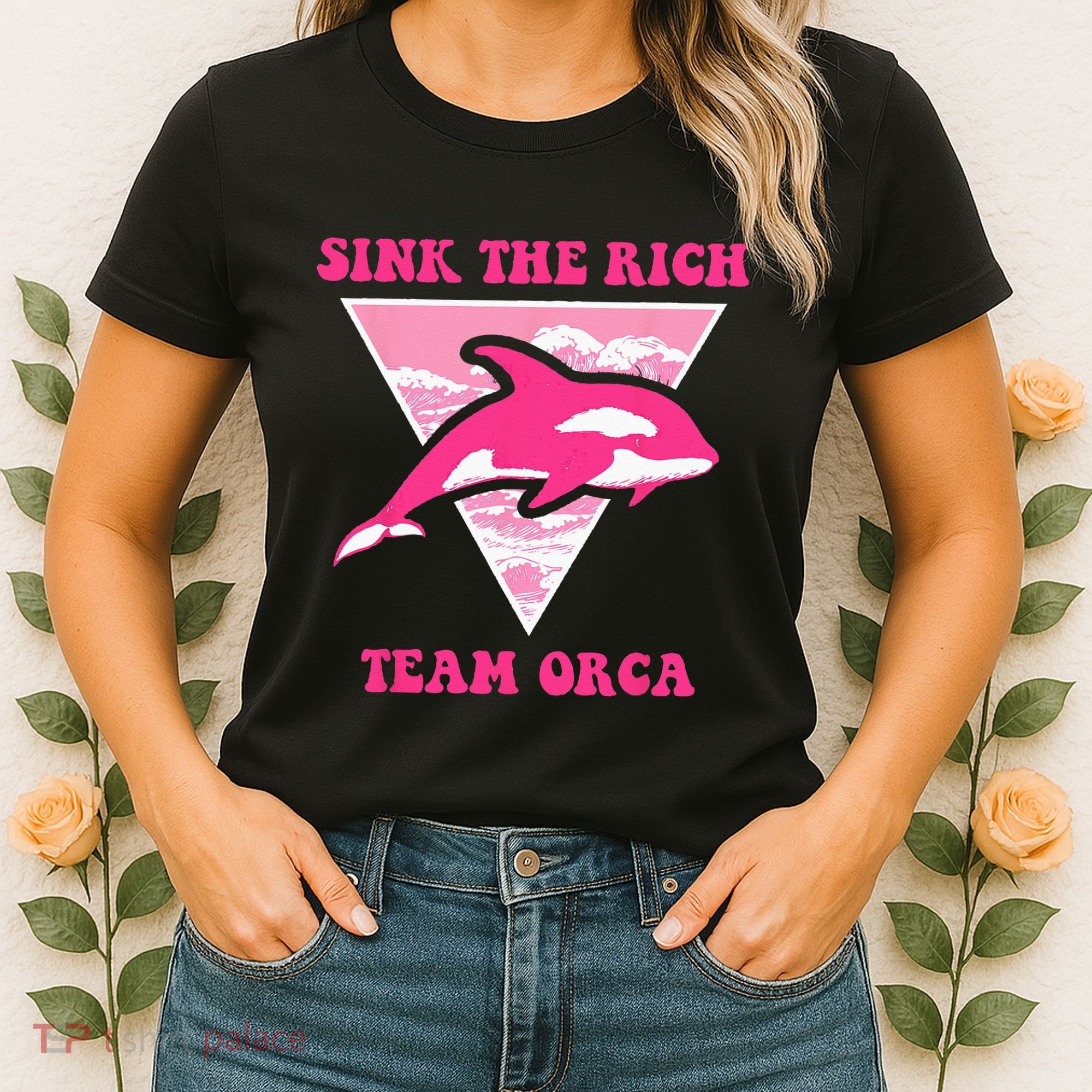 Sink The Rich Tea Orca Whale Apparel Women's T-Shirt