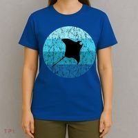 Stingray Ta Ray Retro Vintage Ocean Water Animal Gift T-Shirt thumb 4