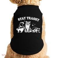 Stay Trashy Raccoon Opossum Skunk Doggie Tank thumb 0