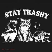 Stay Trashy Raccoon Opossum Skunk Backpack thumb 2