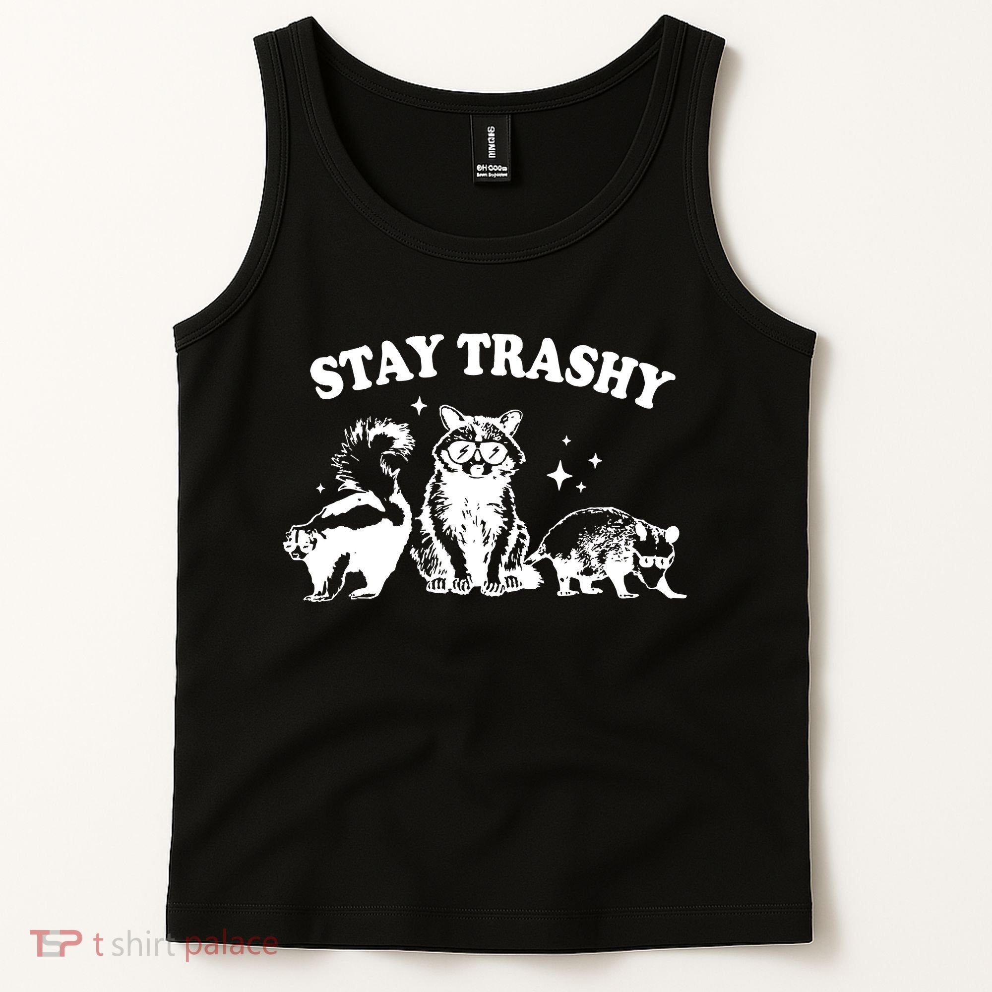 Stay Trashy Raccoon Opossum Skunk Tank Top