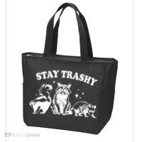 Stay Trashy Raccoon Opossum Skunk Tote Bag thumb 3