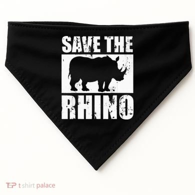 Save The Rhino USA-Made Doggie Bandana