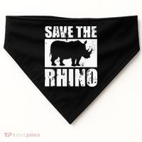 Save The Rhino USA-Made Doggie Bandana thumb 0
