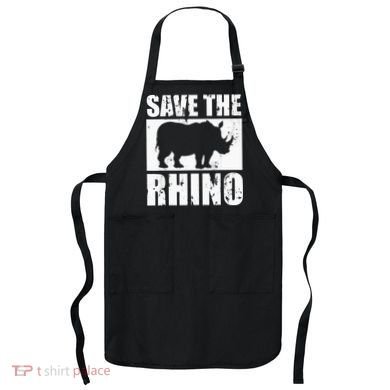 Save The Rhino Apron
