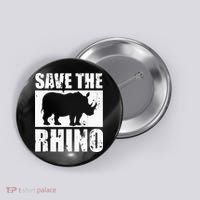 Save The Rhino Button thumb 0