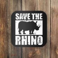 Save The Rhino Coaster thumb 0