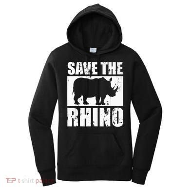 Save The Rhino Women's Hoodie