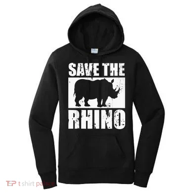 Save The Rhino Women's Hoodie