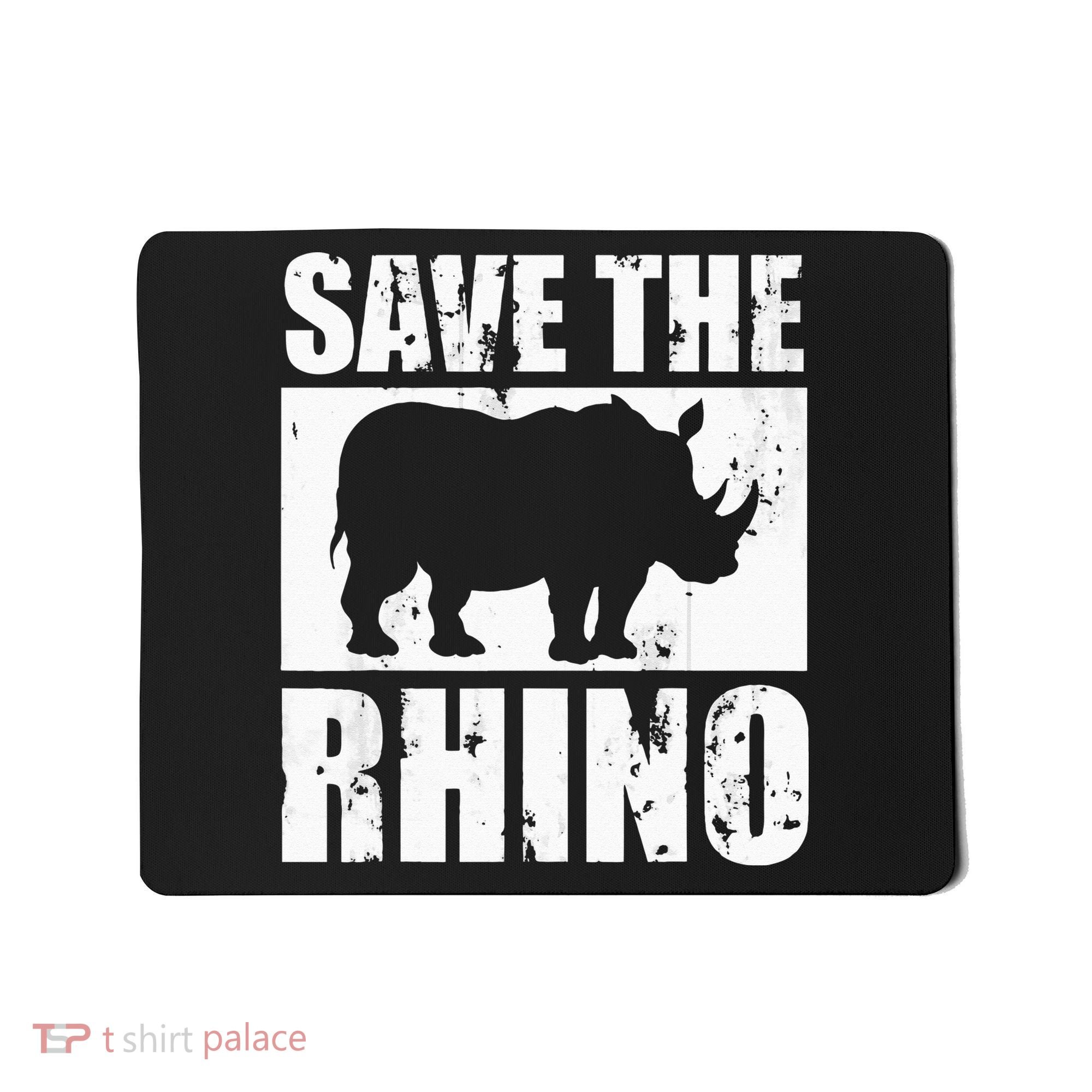 Save The Rhino Mousepad