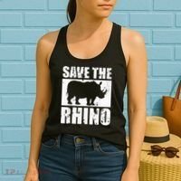 Save The Rhino Women's Tank Top thumb 2