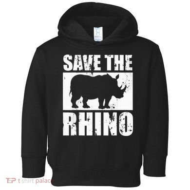 Save The Rhino Toddler Hoodie