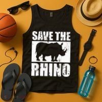 Save The Rhino Tank Top thumb 4