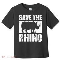 Save The Rhino Toddler T-Shirt thumb 0
