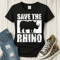 Save The Rhino Women's T-Shirt thumb 3