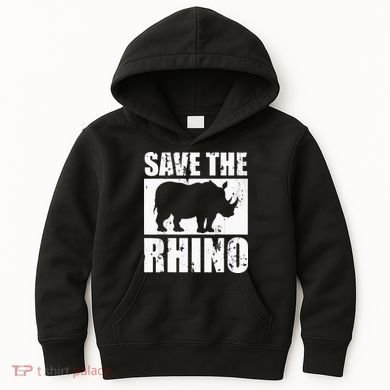 Save The Rhino Kids Hoodie