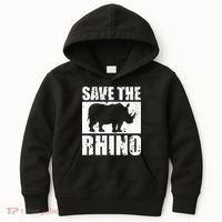 Save The Rhino Kids Hoodie thumb 0