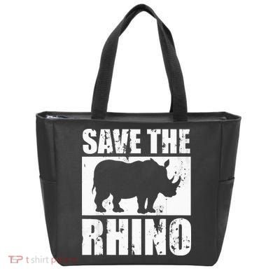 Save The Rhino Tote Bag