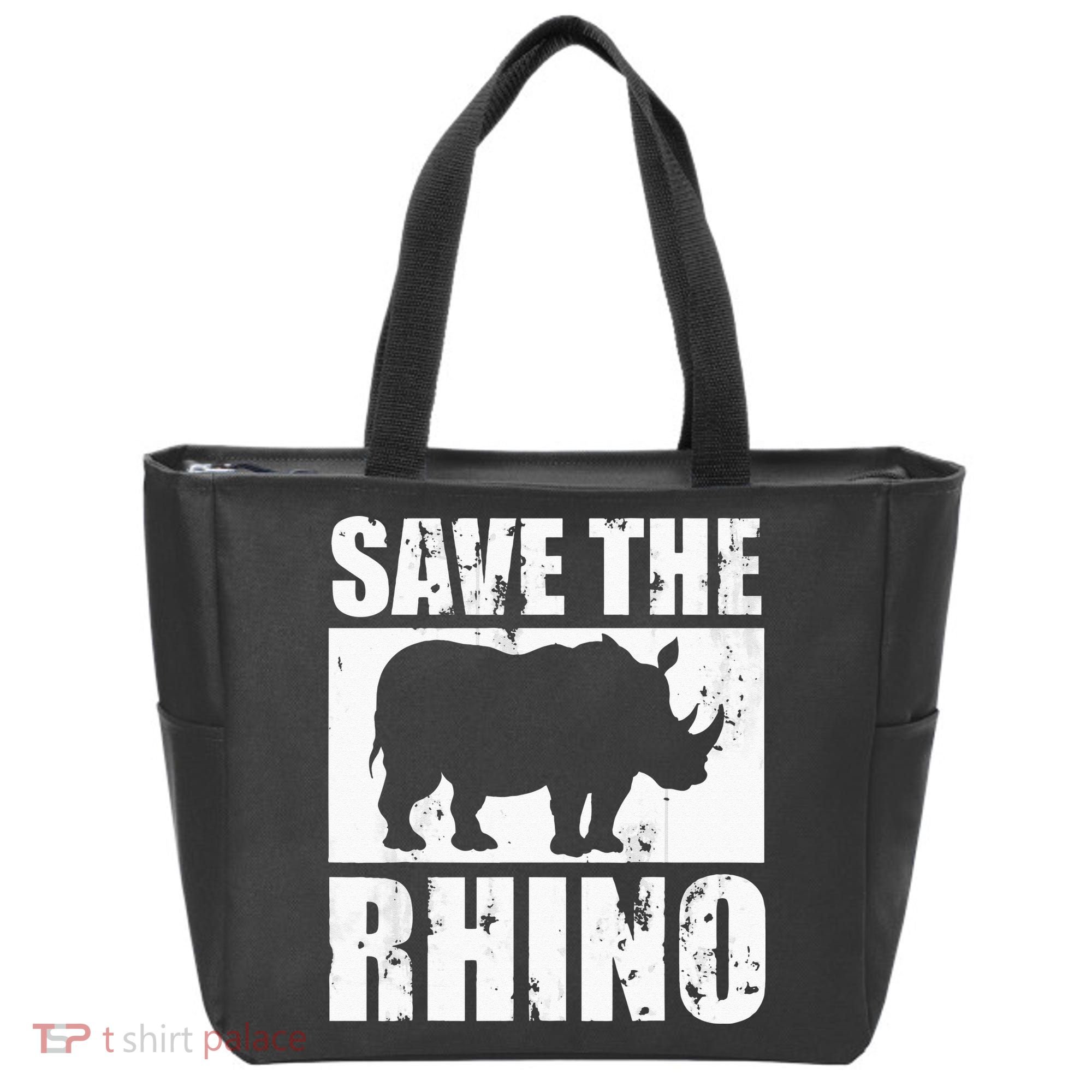 Save The Rhino Tote Bag