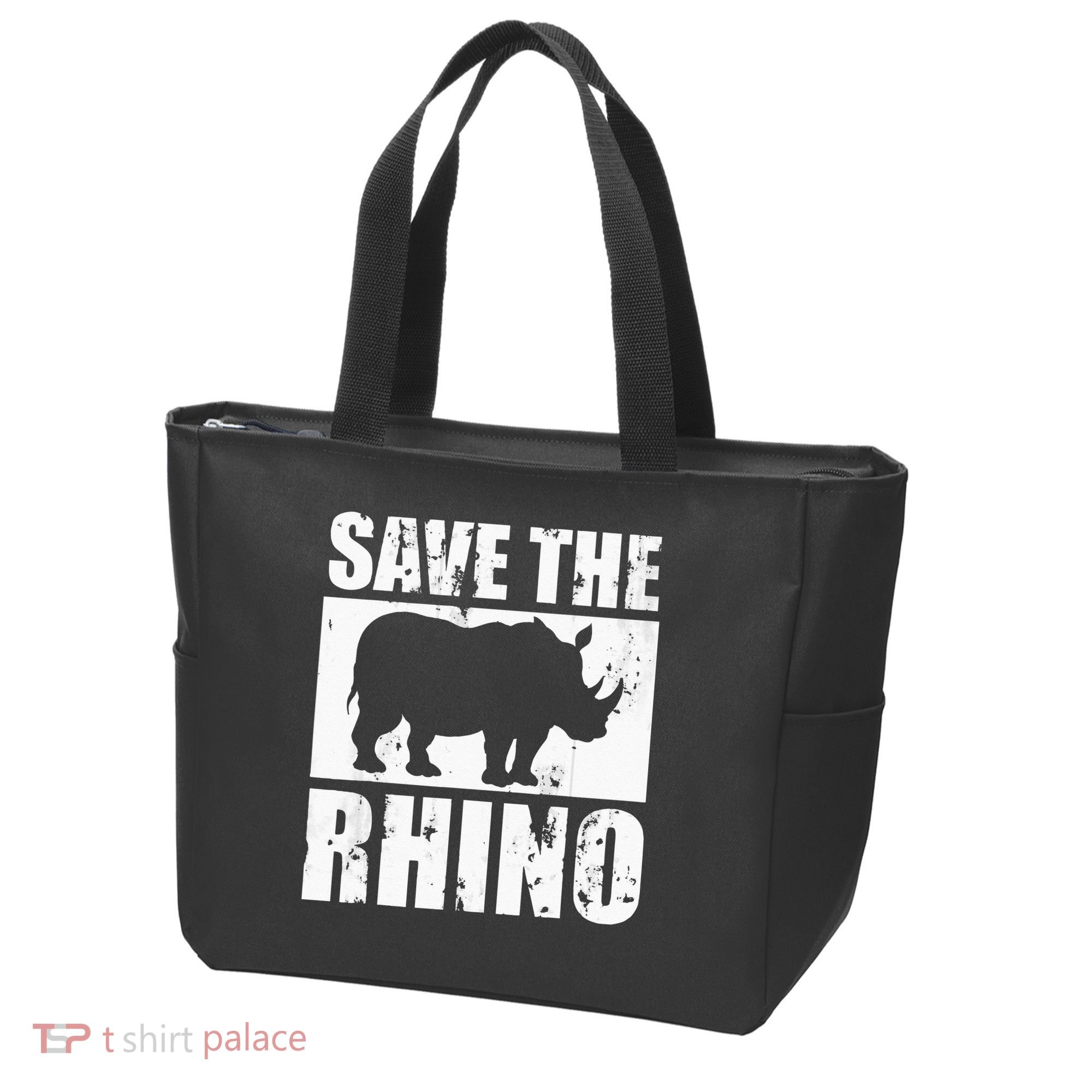 Save The Rhino Tote Bag
