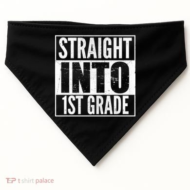 Straight Into 1st Grade USA-Made Doggie Bandana
