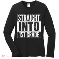 Straight Into 1st Grade Women's Long Sleeve Shirt thumb 0
