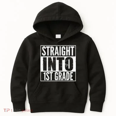 Straight Into 1st Grade Kids Hoodie