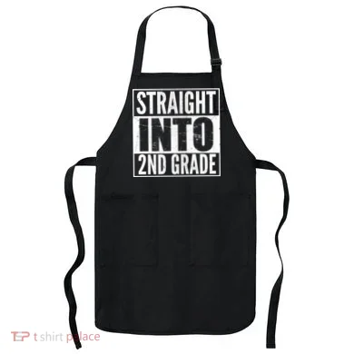 Straight Into 2nd Grade Apron