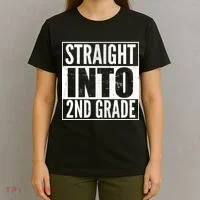 Straight Into 2nd Grade T-Shirt thumb 4