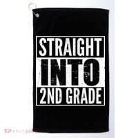 Straight Into 2nd Grade Golf Towel thumb 0