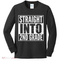 Straight Into 2nd Grade Kids Long Sleeve Shirt thumb 0