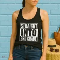Straight Into 3rd Grade Women's Tank Top thumb 2