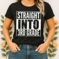 Straight Into 3rd Grade Women's T-Shirt thumb 2