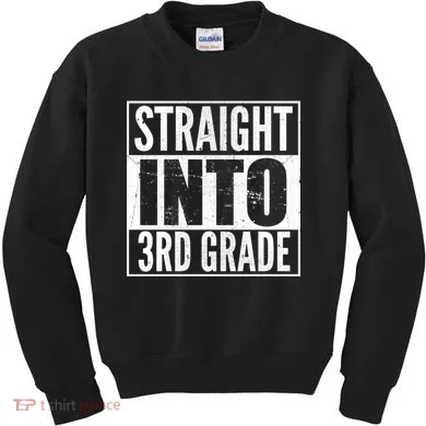 Straight Into 3rd Grade Kids Sweatshirt
