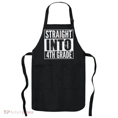 Straight Into 4th Grade Apron