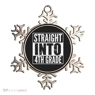 Straight Into 4th Grade Ornament