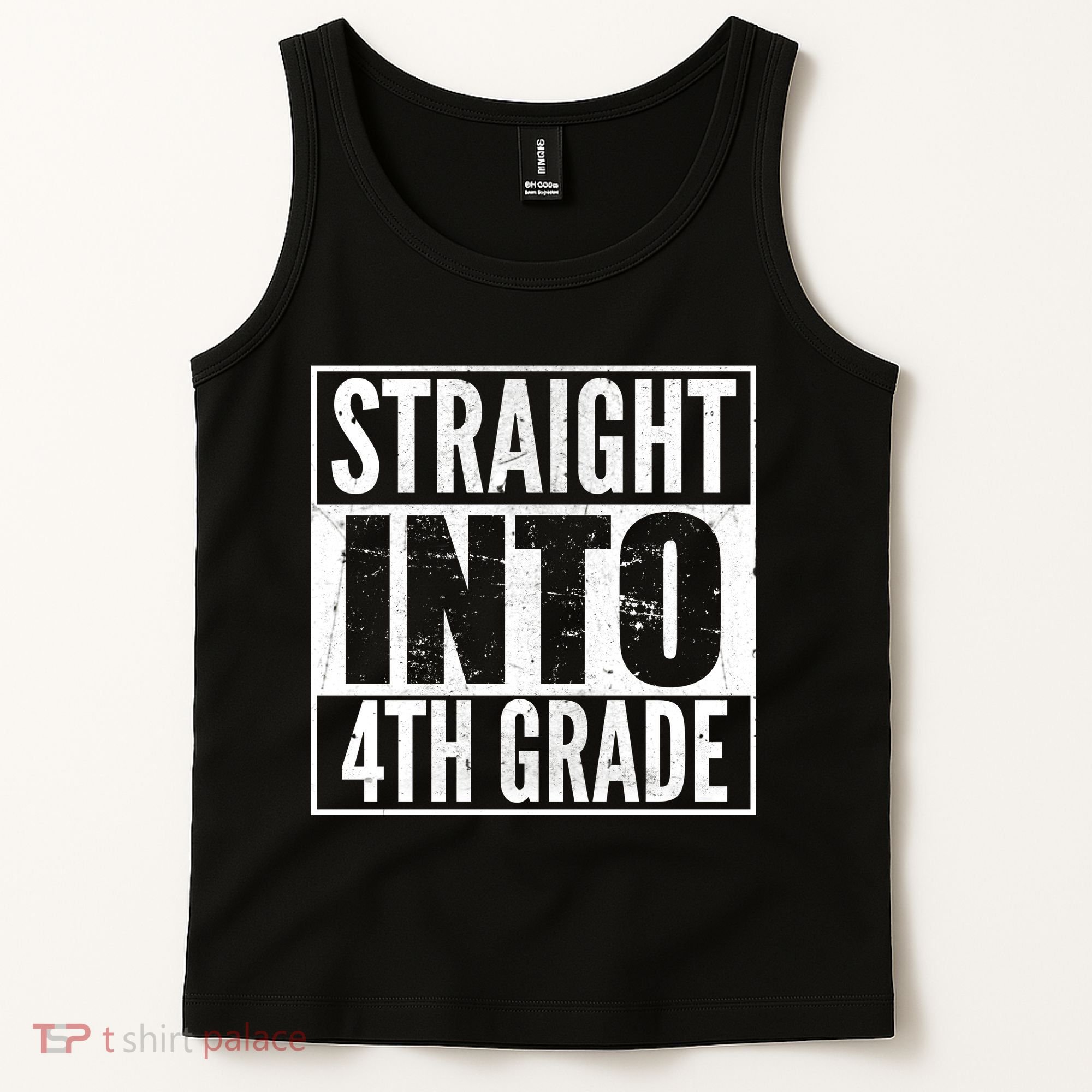 Straight Into 4th Grade Tank Top