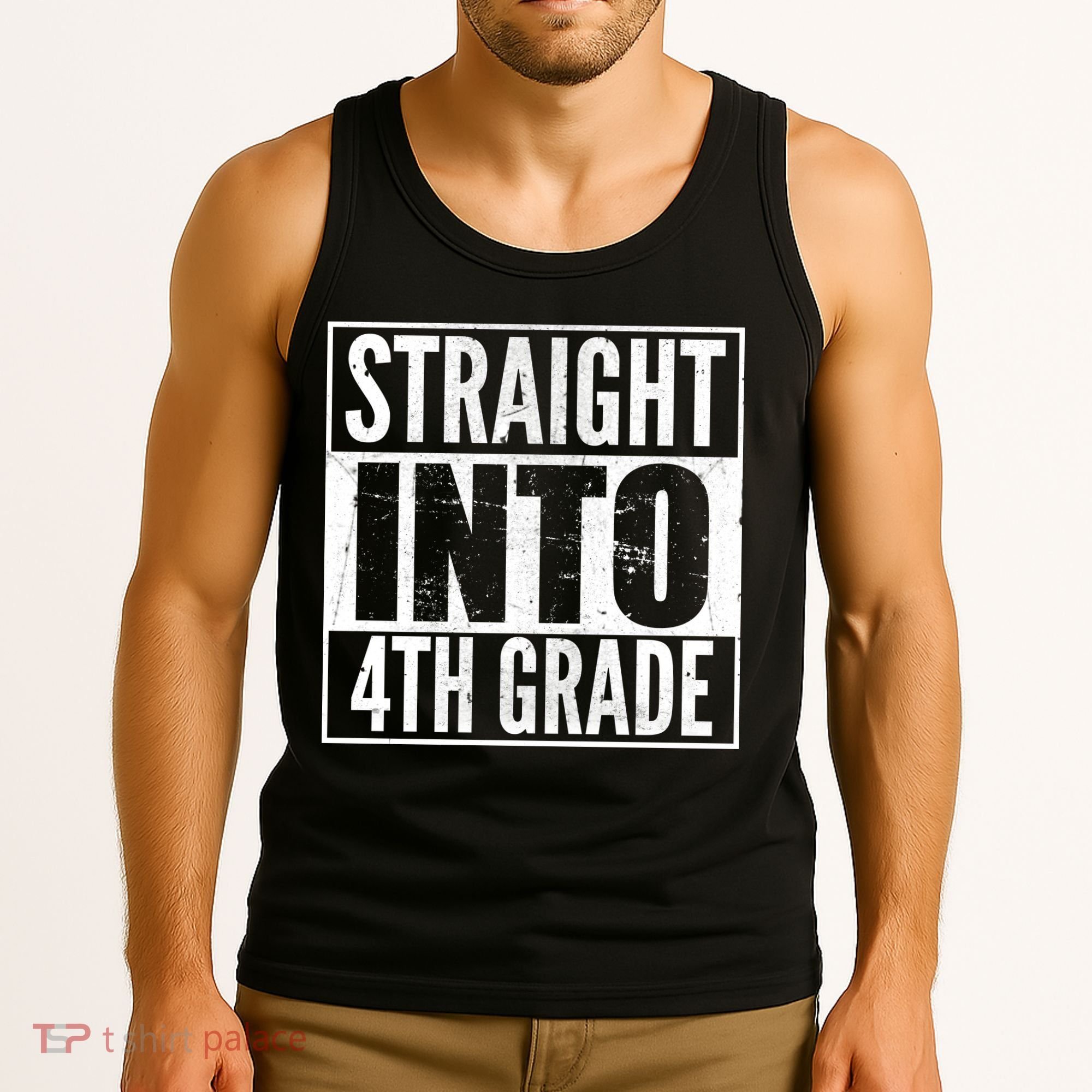 Straight Into 4th Grade Tank Top