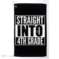 Straight Into 4th Grade Golf Towel thumb 0