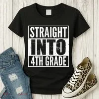 Straight Into 4th Grade Women's T-Shirt thumb 3