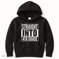 Straight Into 4th Grade Kids Hoodie thumb 0