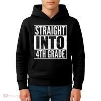 Straight Into 4th Grade Kids Hoodie thumb 4