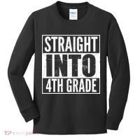 Straight Into 4th Grade Kids Long Sleeve Shirt thumb 0