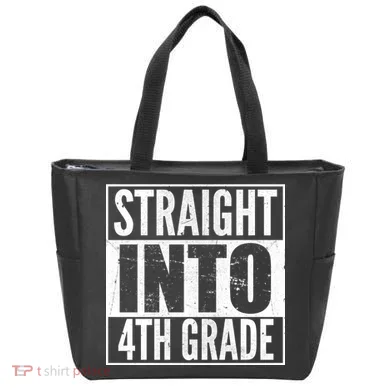 Straight Into 4th Grade Tote Bag