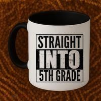 Straight Into 5th Grade Coffee Mug thumb 2